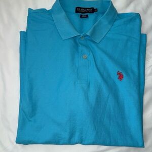 U.S. Polo Assn. Men's Aqua Polo Shirt